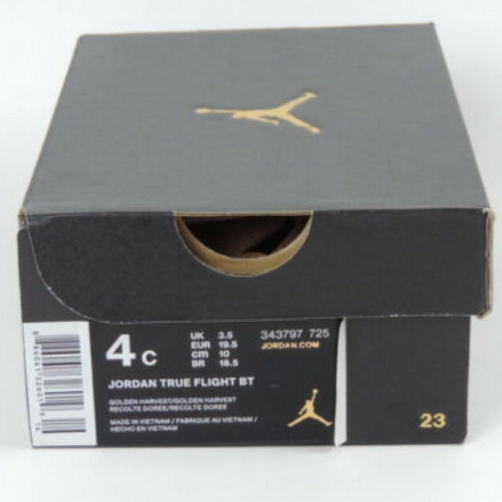 Jordan True Flight BT Toddlers Shoes Leather Golde - Picture 12 of 12